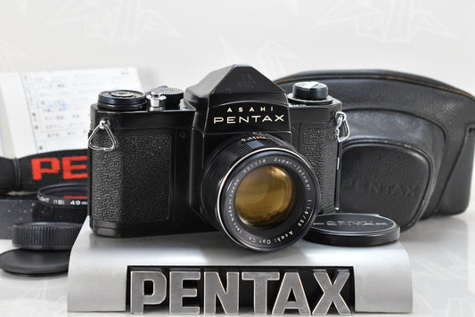 🌸[Near MINT] Pentax S3 Black SLR 35mm Film Camera 55mm F1.8 Lens From Japan
