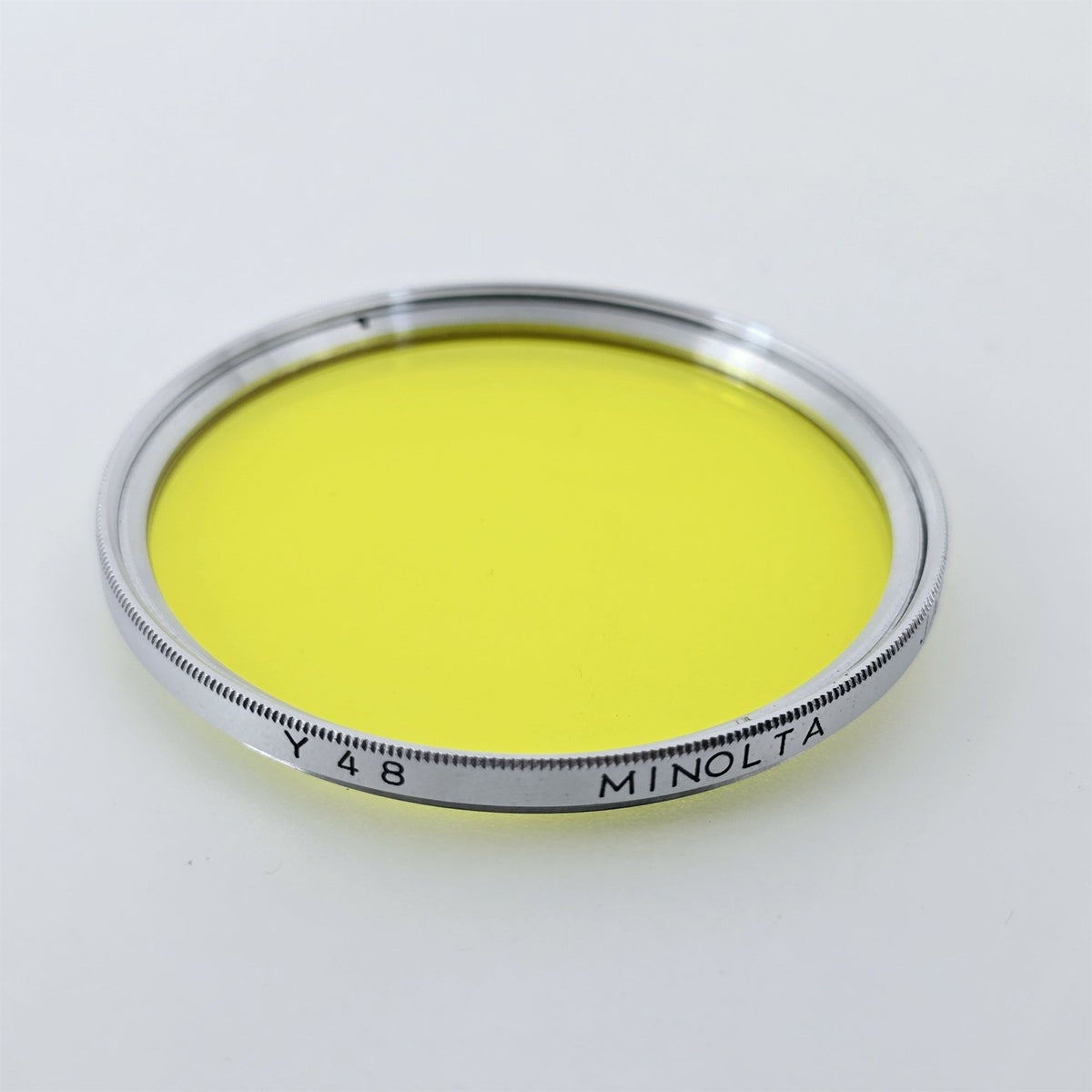[Pre-owned] Minolta Y48 55mm Yellow Lens Filter — Mint — Japan #5704
