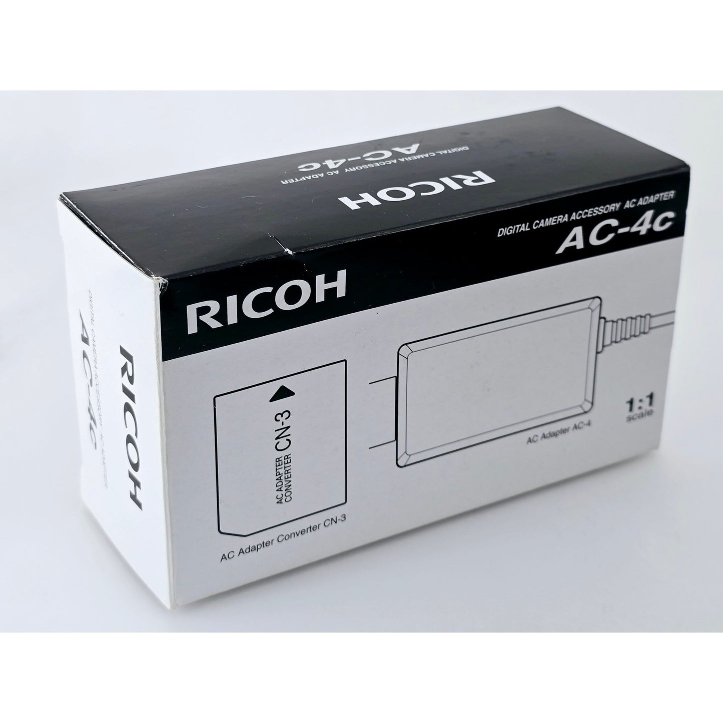 [Pre-owned] Ricoh AC Adapter AC-4 with CN-3 Converter — Unused — Japan #4372
