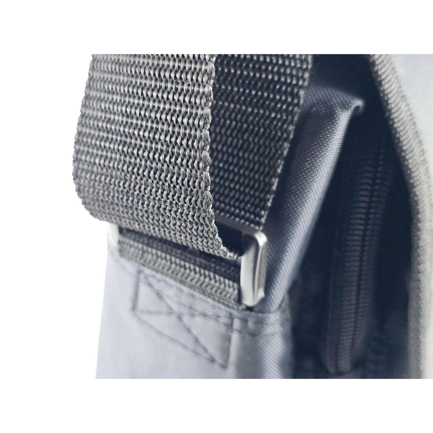 [Pre-owned] Genuine Minolta Camera Lens Shoulder Bag Nylon Black — Near MINT — Japan #5069