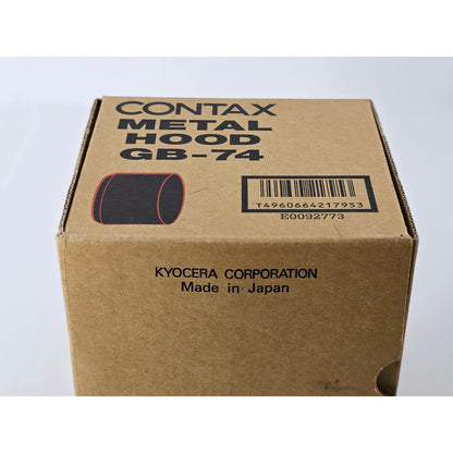 [Pre-owned] Contax GB-74 Metal Lens Hood Genuine for 645 Sonnar 210mm F4 — Unused — Japan #4814