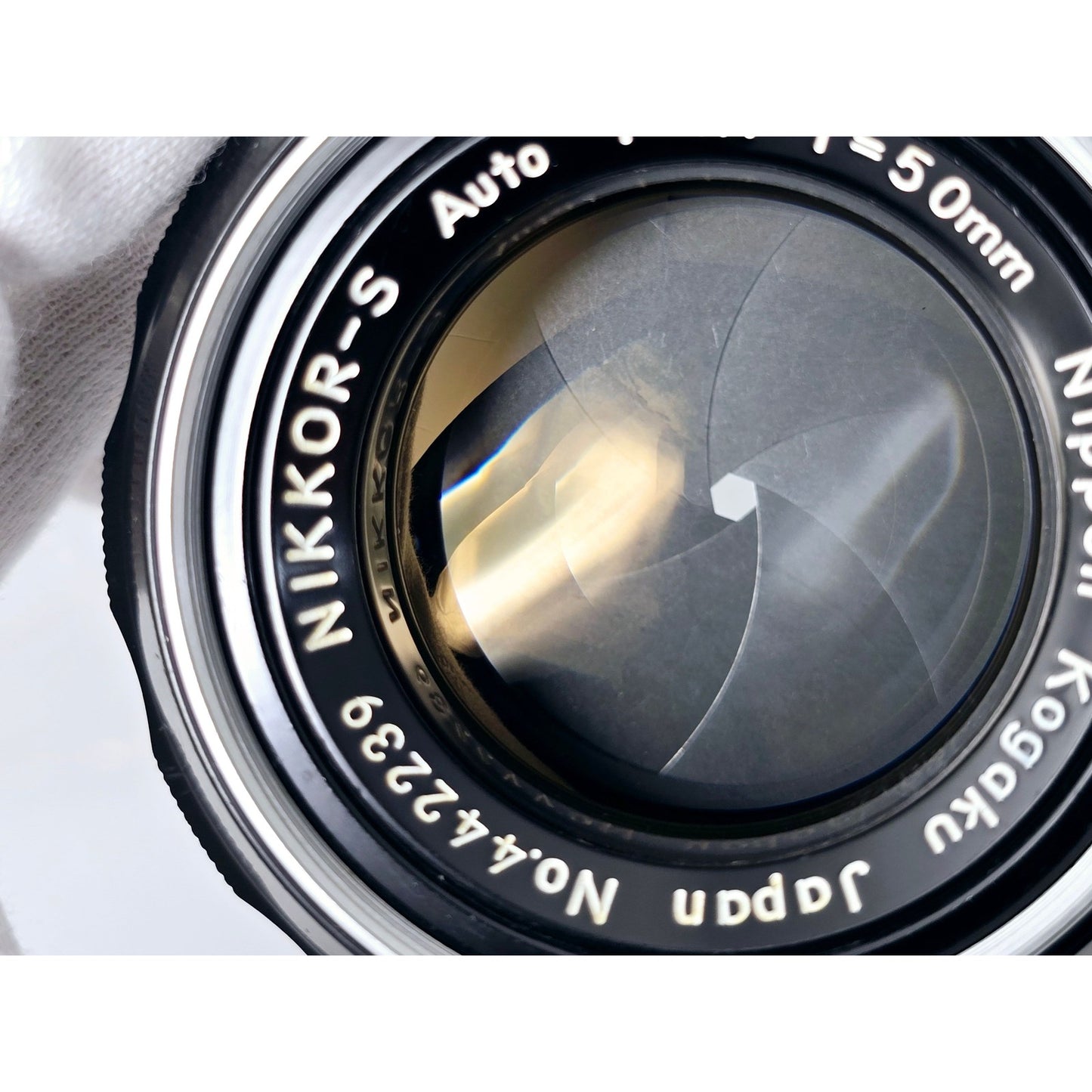 [Pre-owned] Nikon Non-Ai Nikkor-S Auto 50mm F1.4 MF Lens (6 Blades, Early) — Near MINT — Japan #5012