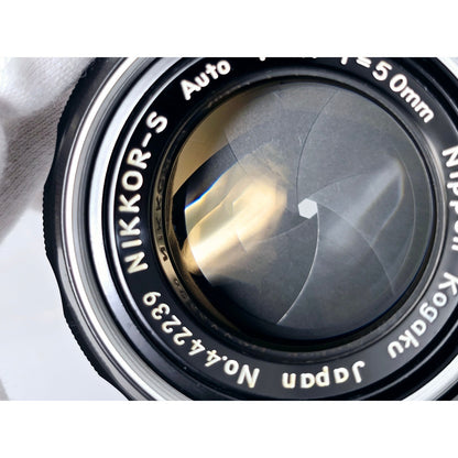 [Pre-owned] Nikon Non-Ai Nikkor-S Auto 50mm F1.4 MF Lens (6 Blades, Early) — Near MINT — Japan #5012