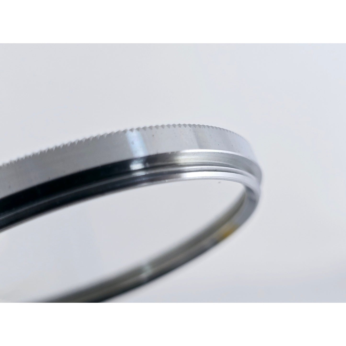 [Pre-owned] Nikon L38 52mm Chrome Frame Lens Filter — Near MINT — Japan #3690