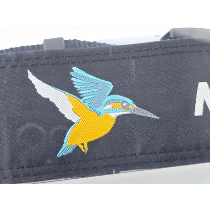 [Pre-owned] Nikon Genuine Camera Bird Strap (Wide) Kingfisher Black — Unused — Japan #5092