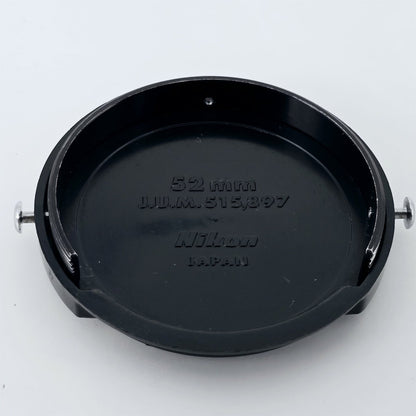 [Pre-owned] Nikon Nikkor 52mm Pin-Type Clip-On Front Lens Cap (Set of 2) — Near Mint — Japan #5532