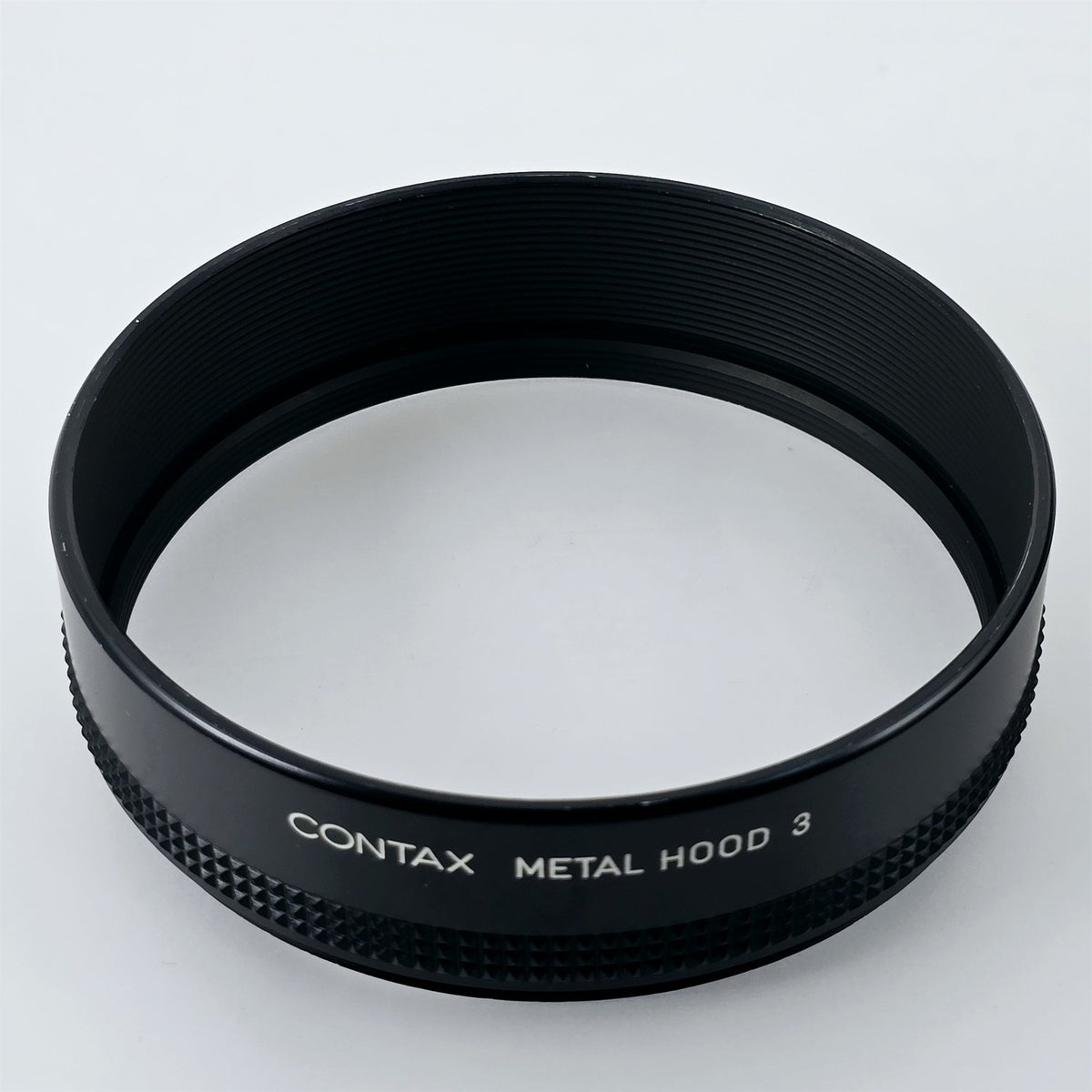 [Pre-owned] Contax Metal Lens Hood 3 for Carl Zeiss Lenses — Near Mint — Japan #5616