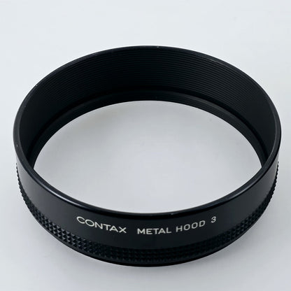 [Pre-owned] Contax Metal Lens Hood 3 for Carl Zeiss Lenses — Near Mint — Japan #5616