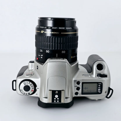 [Pre-owned] Canon EOS Kiss III 35mm Film Camera with EF 35-80mm AF Lens — Near Mint — Japan #5421