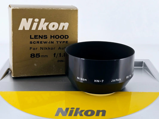 🌸[Unused] Nikon HN-7 Metal Lens Hood for 85/1.8 80-200/4.5 Genuine From Japan