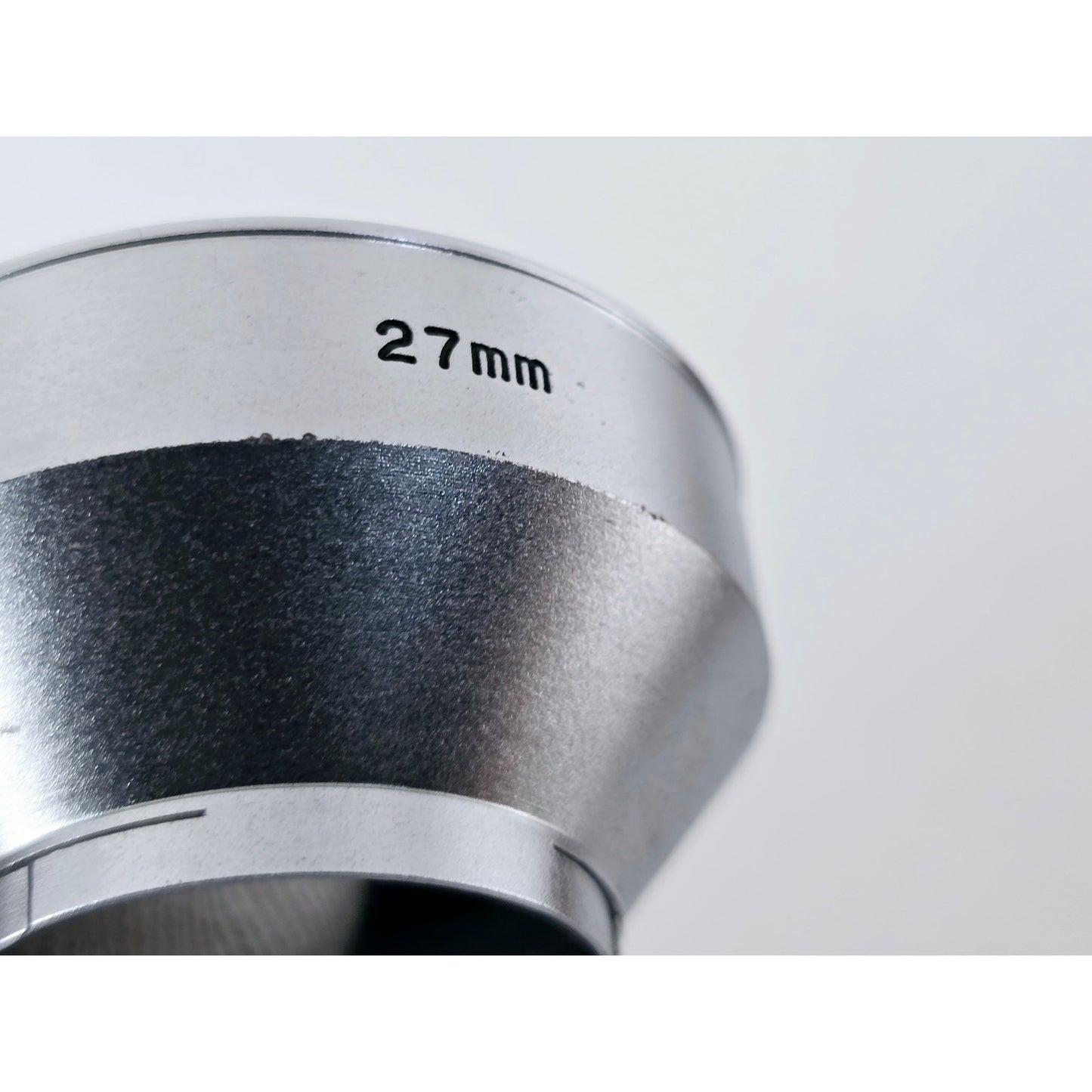 [Pre-owned] Walz 27mm Metal Lens Hood w/ 27 W.Y1 Yellow Filter — Near MINT — Japan #4041