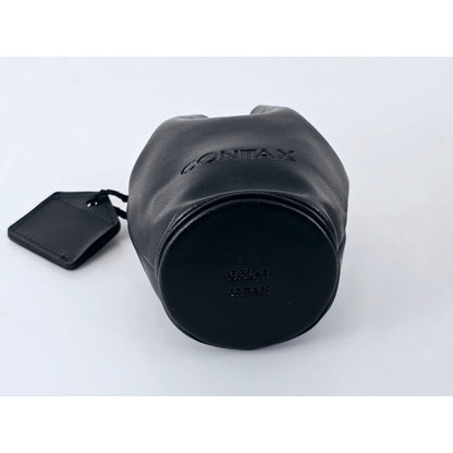 [Pre-owned] Contax GCL-1 Genuine Original Leather Pouch Lens Case — MINT — Japan #3590