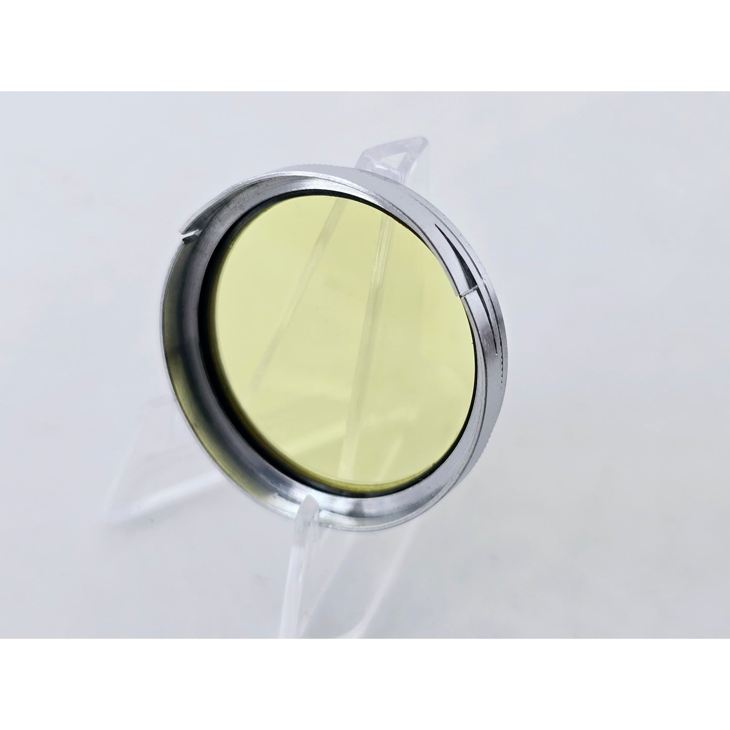[Pre-owned] Walz 27mm Metal Lens Hood w/ 27 W.Y1 Yellow Filter — Near MINT — Japan #4041
