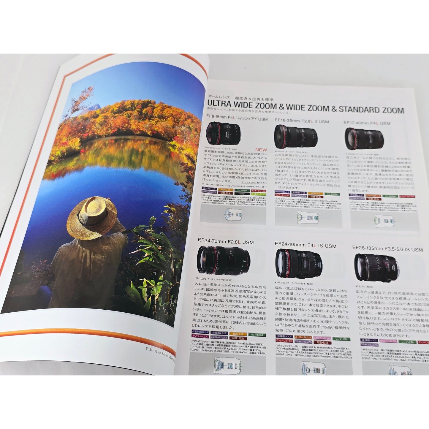 [Pre-owned] Canon EF Lens EOS Accessories Catalog 2012/11 — MINT — Japan #4555