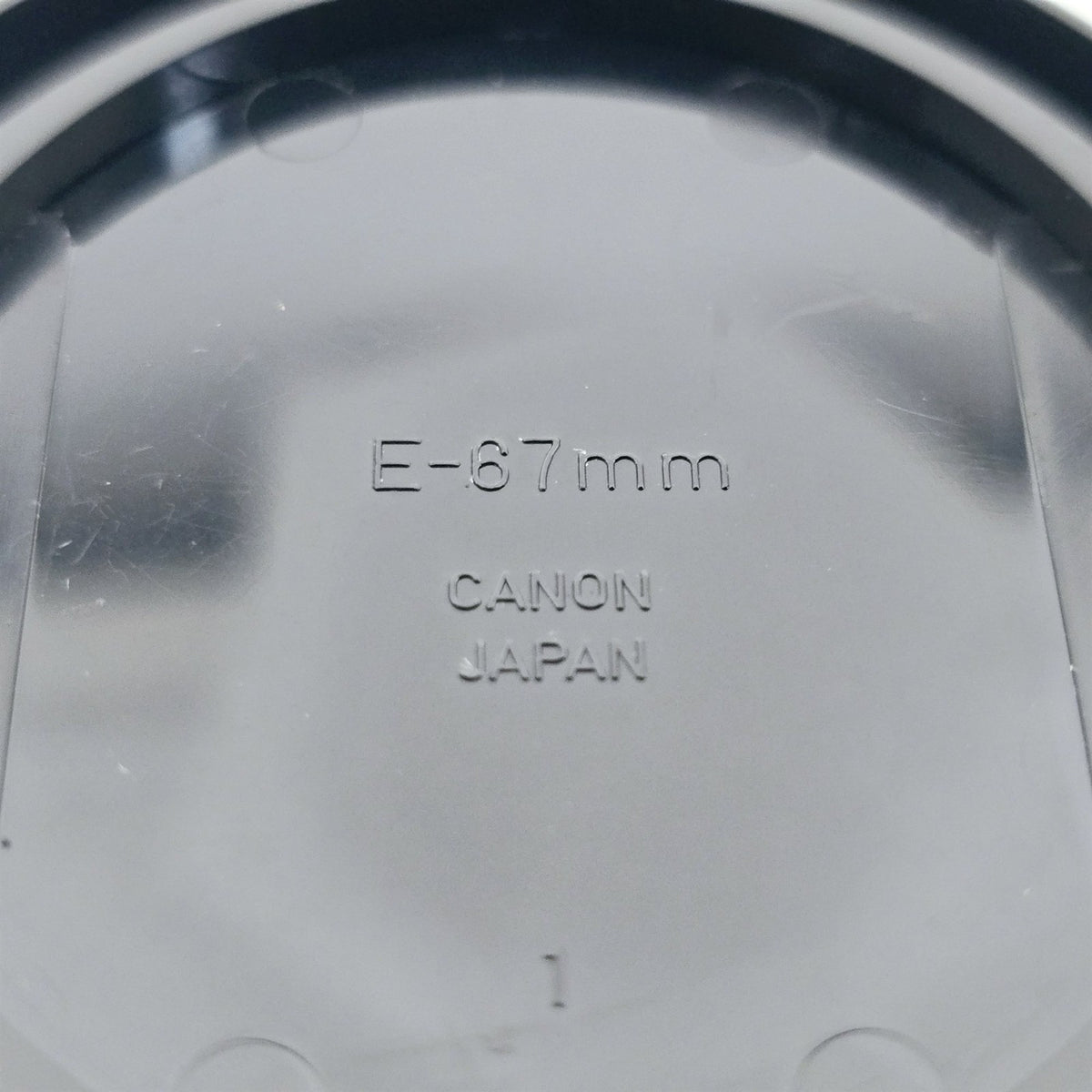 [Pre-owned] Canon 52mm & 67mm Front Lens Cap for EF Ultrasonic (Set of 2) — Near Mint — Japan #5535