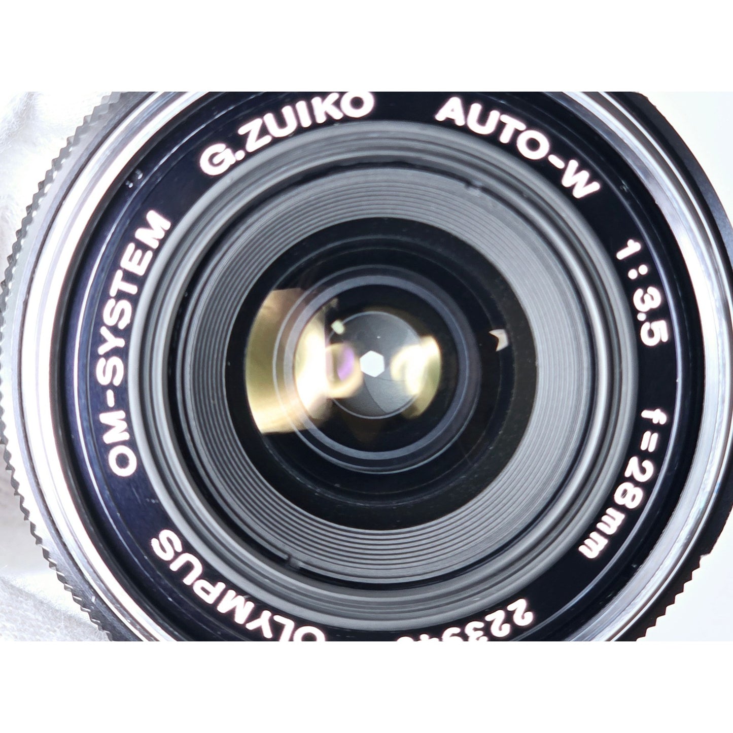 [Pre-owned] Olympus G.Zuiko Auto-W 28mm F3.5 MF Lens — Near MINT — Japan #4363