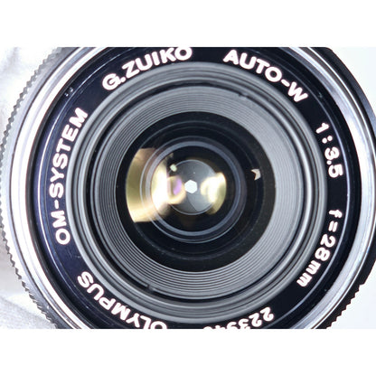 [Pre-owned] Olympus G.Zuiko Auto-W 28mm F3.5 MF Lens — Near MINT — Japan #4363