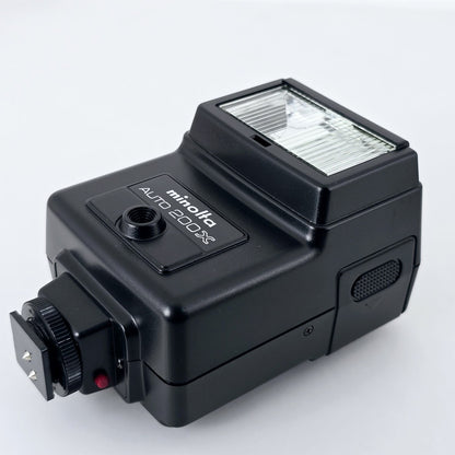 [Pre-owned] Minolta Auto 200X Shoe Mount Flash for XG XD Series — Mint — Japan #5285