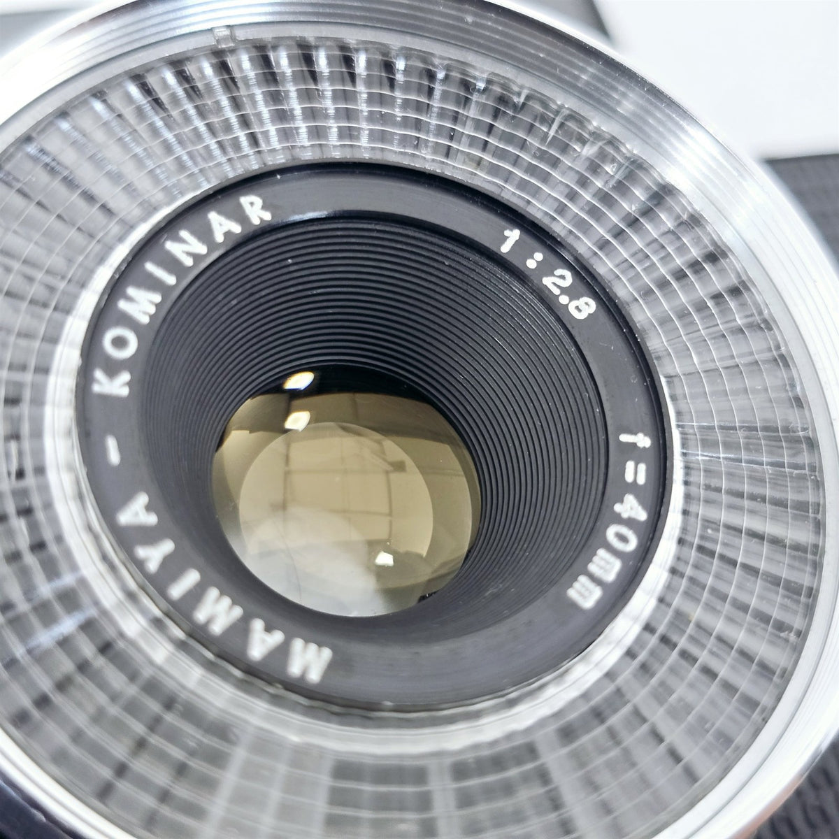 [Pre-owned] Mamiya EE 35mm Film Camera Silver — Near Mint — Japan #5672