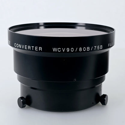 [Pre-owned] Fujinon WCV-90 80B 75B 0.8x Wide Converter Lens — Near Mint — Japan #5631