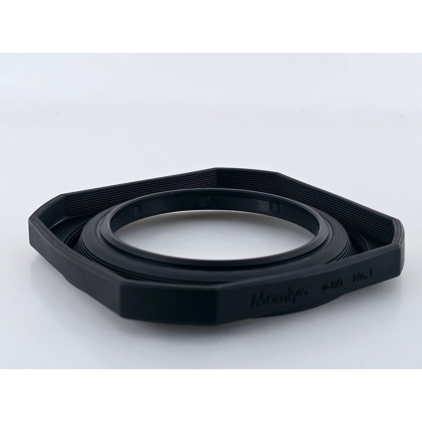 [Pre-owned] Mamiya No.1 Rubber Lens Hood 80mm for RZ/RB (50mm-65mm) or M645 — MINT — Japan #3603