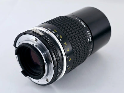🌸[Near MINT] Nikon Ai-s Ais Nikkor 200mm F4 MF Telephoto Lens From Japan