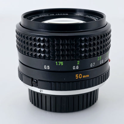[Pre-owned] Minolta MC Rokkor-PG 50mm f/1.4 MF Standard Prime Lens — Mint — Japan #5362