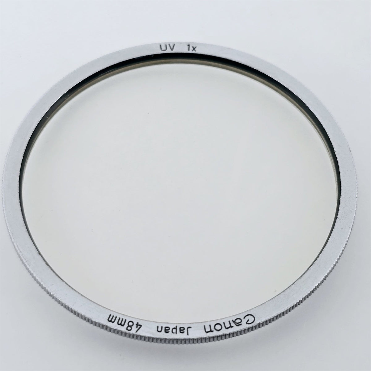 [Pre-owned] Canon 48mm UV 1x Protective Lens Filter — Near Mint — Japan #5691