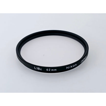 [Pre-owned] Nikon L37C L1BC 62mm Lens Filter (Set of 2) — Near MINT — Japan #5005
