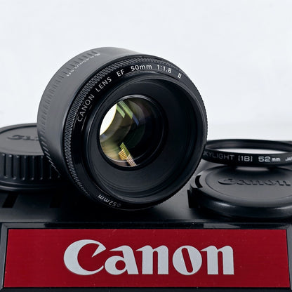 [Pre-owned] Canon EF 50mm f/1.8 II AF Standard Prime Lens for EOS SLR DSLR — Mint — Japan #5361