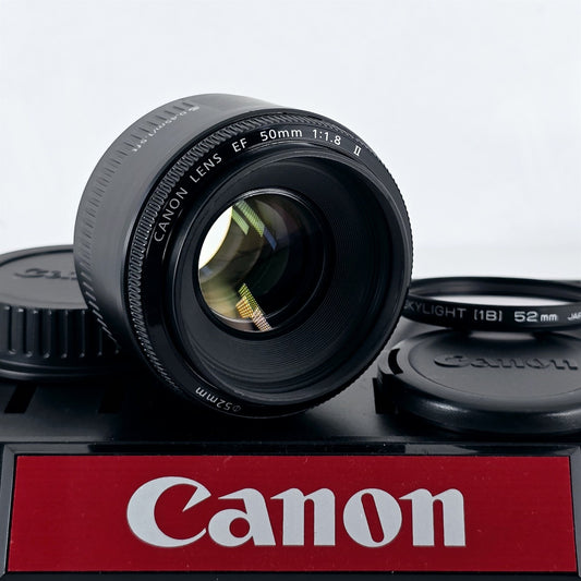 [Pre-owned] Canon EF 50mm f/1.8 II AF Standard Prime Lens for EOS SLR DSLR — Mint — Japan #5361