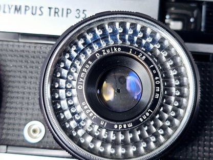 Red Flag OK🌸[Near MINT] Olympus Trip 35 Point & Shoot 35mm Film Camera Japan