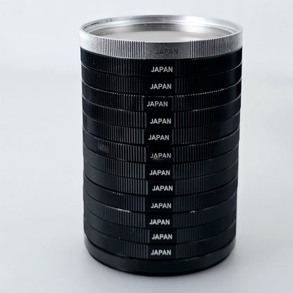 [Pre-owned] Canon Skylight 1x / Protect / UV 58mm Lens Filter Bundle (14 pcs) — Near Mint — Japan #5453