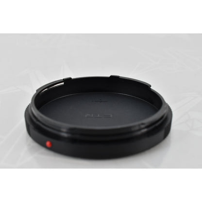 [Pre-owned] Zenza Bronica ETR Body Cap & Rear Lens Cap — Top MINT — Japan #2186