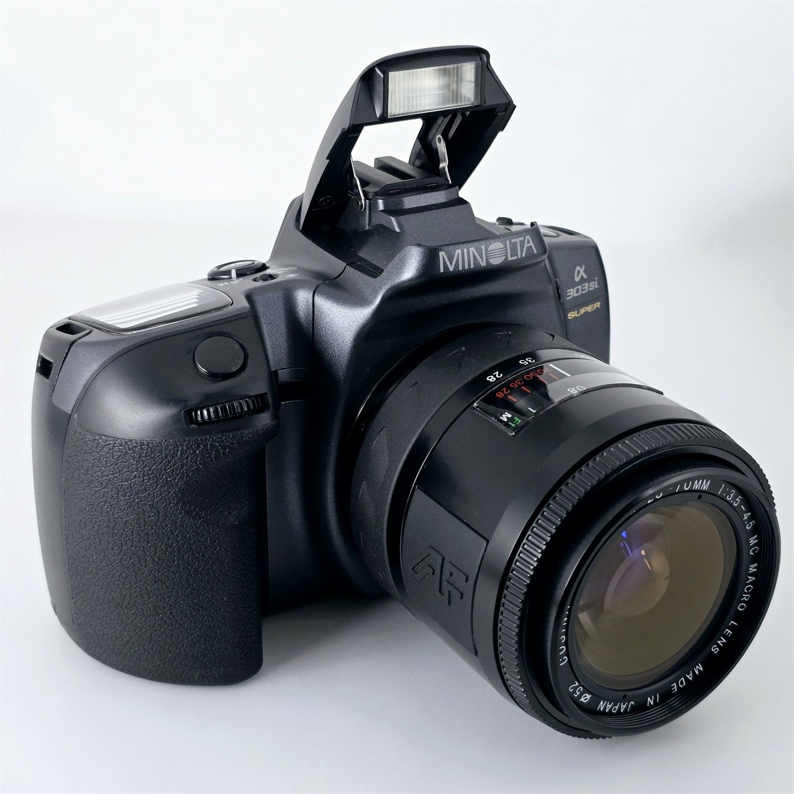 ミノルタ　一眼レフカメラ　α-303si と AF75-300mm Minolta α 303Si Super Film Camera Kit — Near Mint — Japan #5438