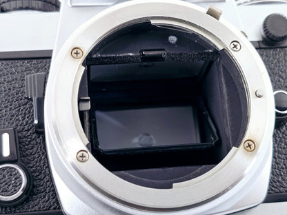 New Seal🌸[MINT] Nikon FE Silver SLR 35mm Film Camera Body Only From Japan