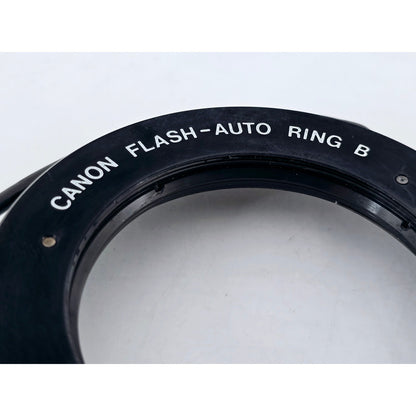 [Pre-owned] Canon Flash-Auto Ring B for 50mm F1.4 / 35mm F2 — Near MINT — Japan #4191