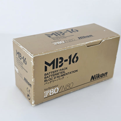 [Pre-owned] Nikon MB-16 Battery Pack Grip for F80 N80 — Top Mint — Japan #5431
