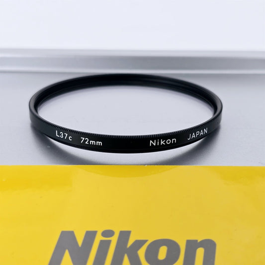 [Pre-owned] Nikon L37c 72mm UV Protective Lens Filter — Near Mint — Japan #5323