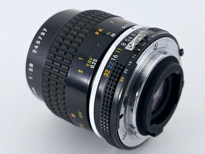 🌸[Near MINT] Nikon Ai-s Micro Nikkor 55mm F2.8 Macro MF Lens Genuine From Japan