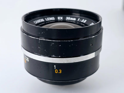 Set of 3🌸[Exc+++++] Canon EX lens 35mm 95mm 125mm F3.5 Lens From Japan