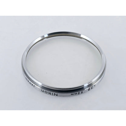[Pre-owned] Nikon L38 52mm Chrome Frame Lens Filter — Near MINT — Japan #3690