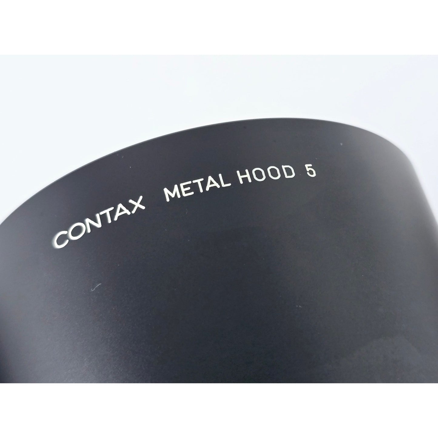 [Pre-owned] Contax Metal Lens Hood 5 with 55/86 Ring Adapter (Genuine) — Near MINT+++ — Japan #4796