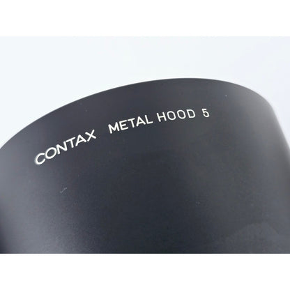[Pre-owned] Contax Metal Lens Hood 5 with 55/86 Ring Adapter (Genuine) — Near MINT+++ — Japan #4796