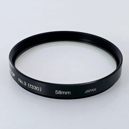 [Pre-owned] Kenko MC Close-Up No.3 (f330) 58mm Lens Filter — Near MINT — Japan #4284