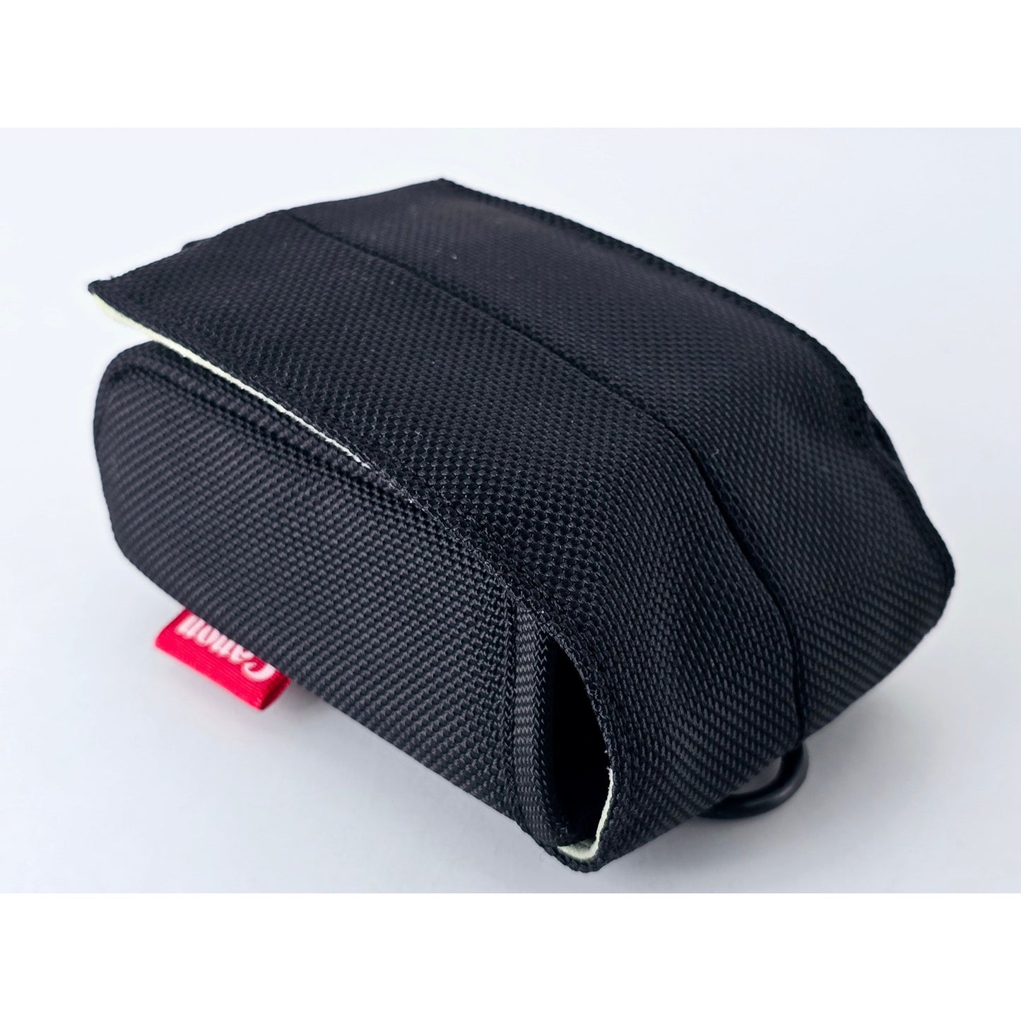 [Pre-owned] Canon IXY Digital Camera Case Black with Strap (Genuine) — Top MINT — Japan #4655