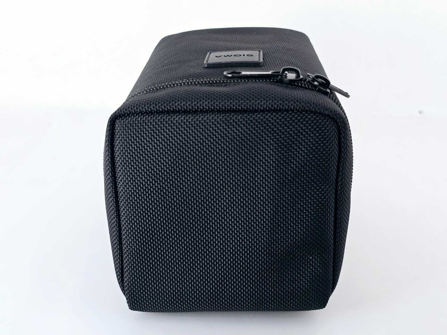 [Pre-owned] Sigma Hard Lens Case (4.3x3.9x5.9in) Vintage Protective Pouch — Mint — Japan #5072