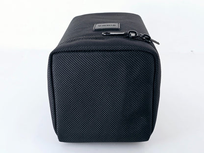 [Pre-owned] Sigma Hard Lens Case (4.3x3.9x5.9in) Vintage Protective Pouch — Mint — Japan #5072