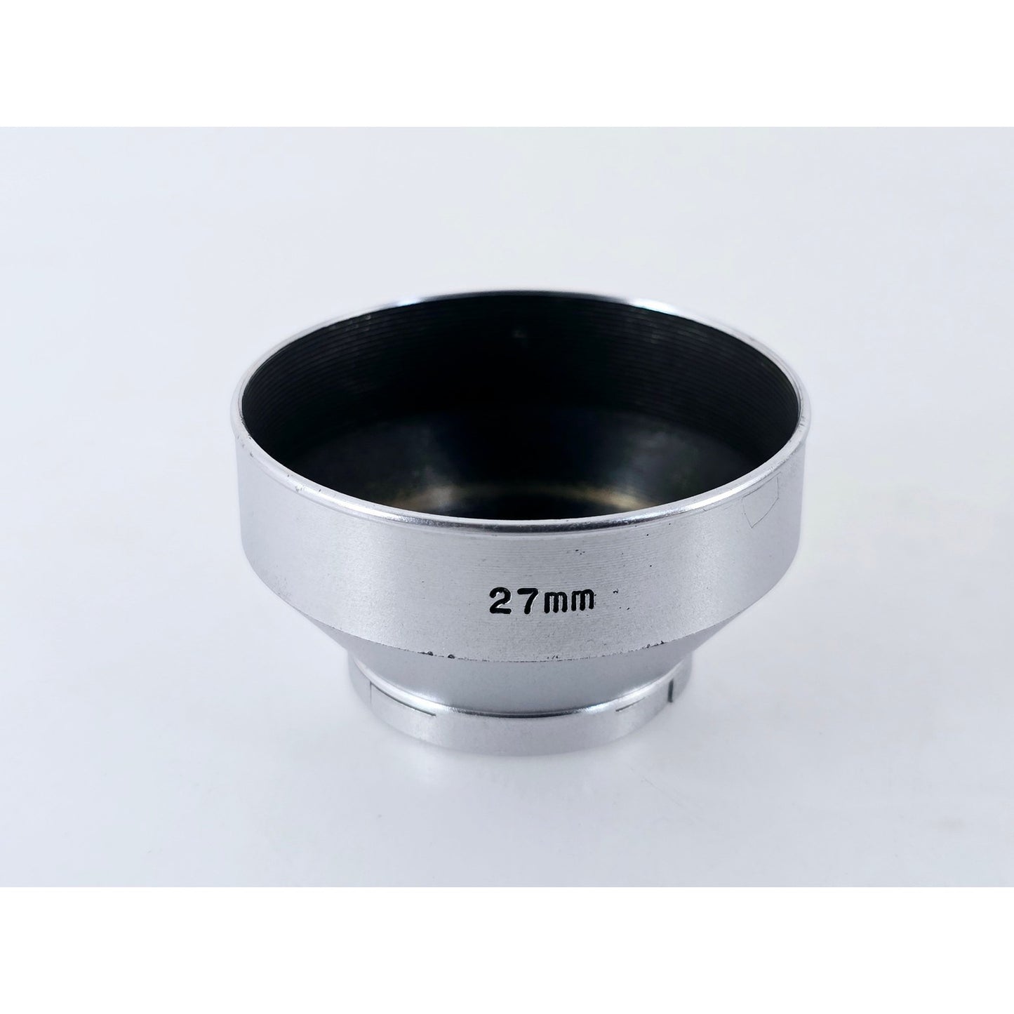 [Pre-owned] Walz 27mm Metal Lens Hood w/ 27 W.Y1 Yellow Filter — Near MINT — Japan #4041
