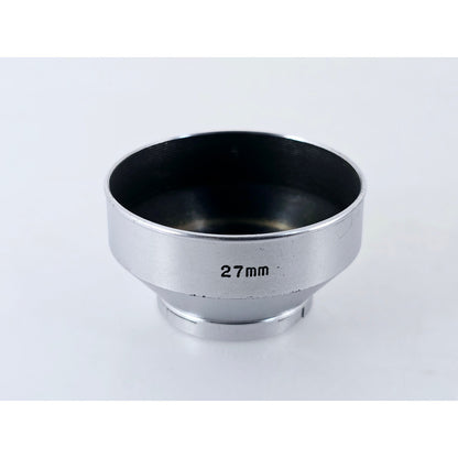 [Pre-owned] Walz 27mm Metal Lens Hood w/ 27 W.Y1 Yellow Filter — Near MINT — Japan #4041